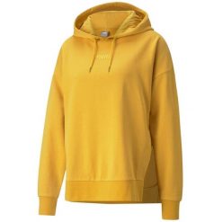 Bluza Z Kapturem Damska TR. Żółte bluzy damskie Puma, m, bez wzorów, bez ramiączek, z kapturem. Za 209.99 zł.