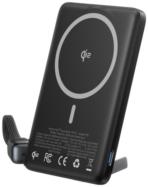 Iniu MagPro Slim 5K czarny. Czarne powerbanki . Za 199.90 zł.