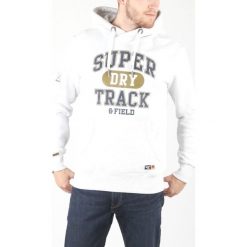 SuperDry Bluza Biały. Białe bluzy męskie Superdry, l, bez wzorów, z bawełny, bez ramiączek, bez kaptura. Za 395.95 zł.
