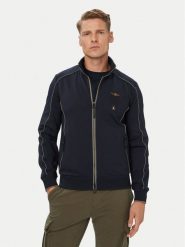 Aeronautica Militare Bluza 262FE2138UF00691 Granatowy Regular Fit. Niebieskie bluzy męskie Aeronautica Militare, l, bez wzorów, z wiskozy, bez ramiączek, bez kaptura. Za 714.99 zł.