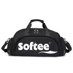 Torba sportowa Softee. Czarne torby na ramię męskie Softee, bez wzorów, z materiału, do ręki. Za 181.99 zł.