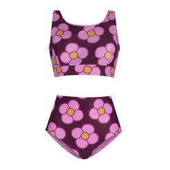 Dwuczęściowy strój kąpielowy odwracalny damski Regatta Orla Kiely. Czerwone bikini Regatta, xl, bez wzorów. Za 94.99 zł.