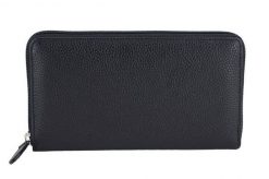 Portfel skórzany BARBERINI'S czarny D-8320-1. Czarne portfele damskie Barberinis. Za 169.99 zł.