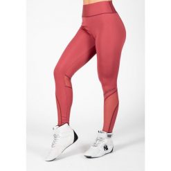Legginsy fitness damskie Gorilla Wear Kaycee Tights z wysokim stanem. Brązowe legginsy damskie GORILLA WEAR, bez wzorów. Za 232.50 zł.