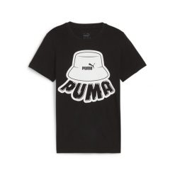 Puma Koszulka Ess+ Mid 90S Graphic 67972001. Czarne bluzki damskie Puma, s, bez wzorów, sportowe, bez kołnierzyka, bez ramiączek. Za 60.99 zł.