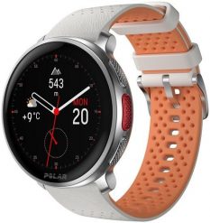 Polar Vantage V3 srebrno-morelowy S-L. Pomarańczowe, cyfrowe zegarki sportowe Polar, z aplikacjami, z polaru, na fitness i siłownię. Za 1,949.00 zł.