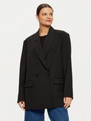 Calvin Klein Jeans Marynarka J20J224714 Czarny Regular Fit. Czarne marynarki i żakiety damskie Calvin Klein Jeans, bez wzorów, z jeansu, bez kołnierzyka, bez ramiączek. Za 469.99 zł.