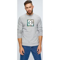 DC - Bluza. Szare bluzy męskie DC, l, bez wzorów, z bawełny, bez ramiączek, bez kaptura. W wyprzedaży za 179.90 zł.