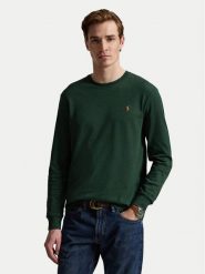 Polo Ralph Lauren Sweter 710760121501 Zielony Regular Fit. Zielone swetry męskie Polo Ralph Lauren, m, bez wzorów, z bawełny, bez kołnierzyka, bez ramiączek. Za 519.99 zł.
