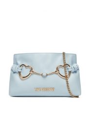 LOVE MOSCHINO Torebka JC4034PP1MLB0712 Błękitny. Niebieskie torebki do ręki damskie Love Moschino, bez wzorów, ze skóry, bez dodatków. Za 499.99 zł.