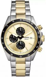 Zegarek Fossil Fossil Autocross FS6126 Zegarek męski złoto-srebrny 42 mm. Szare zegarki męskie FOSSIL, bez wzorów, srebrne. Za 512.99 zł.