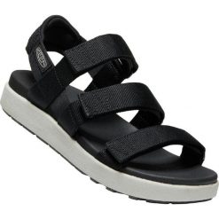 Sandały turystyczne damskie Keen Elle Strappy. Czarne sandały damskie Keen, bez wzorów, bez obcasa, bez zapięcia. Za 249.55 zł.