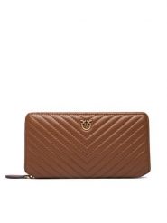 PINKO Portfel Ryder Zip Around AI 25-26 PCPL 100250 A0GK Brązowy. Brązowe portfele damskie Pinko, ze skóry. Za 859.99 zł.