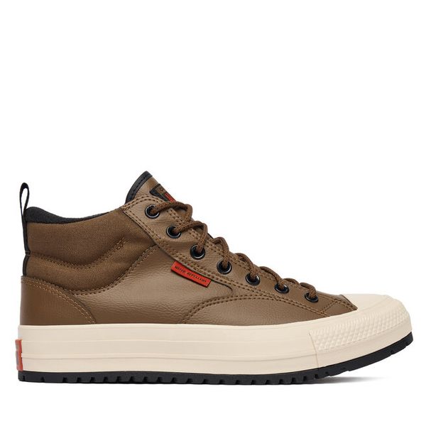 Trzewiki Converse. Brązowe botki męskie Converse, bez wzorów, retro, bez obcasa, bez zapięcia. Za 359.99 zł.