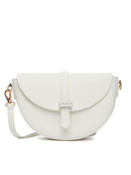 DeeZee Torebka SMT6002-R Biały. Białe listonoszki damskie DeeZee, bez wzorów, ze skóry, bez dodatków. Za 119.99 zł.