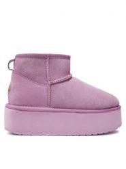 EMU Australia Śniegowce Stinger Micro Flatform W13082 Różowy. Czerwone śniegowce damskie Emu Australia, ze skóry, bez zapięcia. Za 659.99 zł.