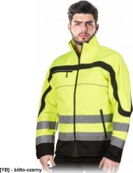 Kurtka męska R.E.I.S. NEMO - męska kurtka SOFTSHELL ochronna, stójka, 3 kieszenie, powłoka 100% poliester, pasy odblaskowe - pomarańczowo-czarny 2XL. Brązowe kurtki męskie R.E.I.S., m, bez wzorów, z poliesteru, bez kaptura. Za 112.47 zł.