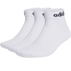 Skarpety adidas Linear Ankle Socks Cushioned Socks 3p. Białe skarpetki damskie Adidas, bez wzorów. Za 37.00 zł.