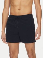 Tommy Hilfiger Szorty kąpielowe UM0UM03477 Granatowy Regular Fit. Niebieskie kąpielówki męskie Tommy Hilfiger, bez wzorów, z syntetyku. Za 149.99 zł.