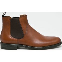 Vagabond - Buty. Brązowe botki męskie Vagabond, bez wzorów, z materiału, casualowe, bez obcasa, bez zapięcia. W wyprzedaży za 379.90 zł.