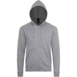 Bluza Z Kapturem Dla Dorosłych Unisex Stone. Białe bluzy męskie SOL'S, m, bez wzorów, z kapturem. Za 143.99 zł.