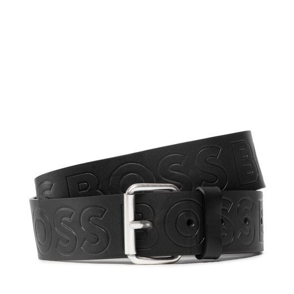 Pasek Męski BOSS. Czarne paski męskie Boss. Za 379.99 zł.
