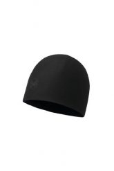Czapka trekkingowa Ecostretch Beanie. Czarne czapki damskie Buff, bez wzorów, z dzianiny. Za 94.99 zł.