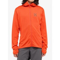 Bluza z kapturem męska Haglofs L.I.M Mid Multi II Hood. Czerwone bluzy męskie Haglöfs, l, bez wzorów, z kapturem. Za 382.99 zł.