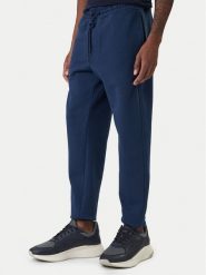 BOSS Spodnie dresowe Sechup 50533392 Niebieski Regular Fit. Niebieskie spodnie sportowe męskie Boss, l, bez wzorów, z bawełny. Za 549.99 zł.