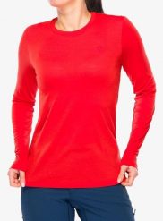 Bluza damska Fjallraven Abisko Wool LS. Brązowe bluzy damskie Fjällräven, na lato, xs, bez wzorów, z materiału, bez ramiączek, bez kaptura. Za 296.99 zł.