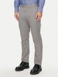 Tommy Hilfiger Chinosy Denton MW0MW25964 Szary Straight Fit. Szare eleganckie spodnie męskie Tommy Hilfiger, bez wzorów, z bawełny. Za 269.99 zł.