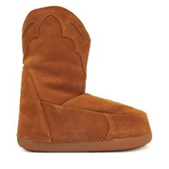 Botki Inuikii. Brązowe botki damskie Inuikii, bez wzorów, bez obcasa, na koturnie, bez zapięcia. Za 1,569.00 zł.