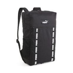 Plecak EvoESS Box PUMA Black. Czarne plecaki damskie Puma, bez wzorów, sportowe. Za 109.99 zł.