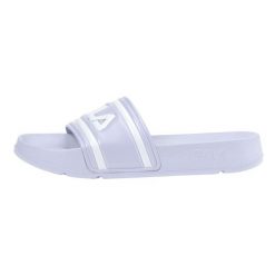 Klapki damskie na basen Fila MORRO BAY. Białe klapki damskie Fila, bez wzorów, z syntetyku, sportowe, bez obcasa, bez zapięcia. Za 89.00 zł.