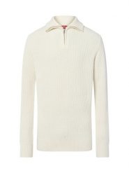 Finshley & Harding London sweter z dzianiny Mężczyźni Bawełna biały, XL. Białe swetry męskie Finshley & Harding London, m, bez wzorów, z bawełny, bez kołnierzyka, bez ramiączek. Za 249.95 zł.