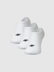 4F Skarpetki casual stopki (3-pack) męskie - białe 39-42. Białe skarpety męskie 4F, bez wzorów, z bawełny. Za 44.99 zł.