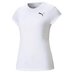 Koszulka treningowa damska Puma Active Tee. Białe bluzki damskie Puma, xl, bez wzorów, sportowe, bez kołnierzyka, bez ramiączek. Za 218.00 zł.