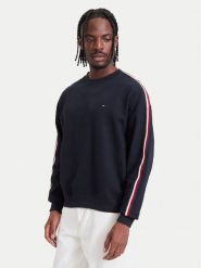 Tommy Hilfiger Bluza UM0UM03943 Granatowy Regular Fit. Niebieskie bluzy męskie Tommy Hilfiger, m, bez wzorów, z bawełny, bez ramiączek, bez kaptura. Za 369.99 zł.