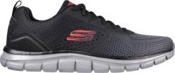 Skechers Buty męskie Skechers Track-Ripkent czarne 232399 BKCC 40. Czarne komplety dresowe męskie Skechers, m, bez wzorów. Za 237.58 zł.