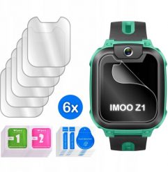 KrainaGSM Folia Do Smartwatch Imoo Z1 Hydrożelowa Na Ekran Watch Zegarka 6 Sztuk. Zegarki smartwatch krainaGSM, bez wzorów. Za 19.90 zł.