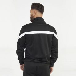 Męska Kurtka Biegowa Mosca Ultralekka Czarna-Biała. Białe kurtki męskie Legea, m, bez wzorów, z poliesteru, do biegania. Za 88.00 zł.