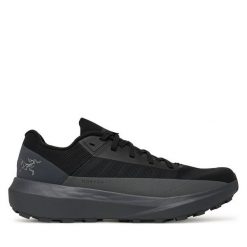 Buty do biegania Arc'teryx. Czarne obuwie sportowe damskie Arc'teryx, bez wzorów, bez zapięcia, do biegania. Za 579.99 zł.