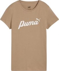 Puma Koszulka damska Puma ESS Script beżowa 679315 67 M. Brązowe bluzki damskie Puma, m, bez wzorów, bez kołnierzyka, bez ramiączek. Za 92.86 zł.
