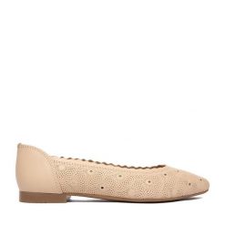 Baleriny Lasocki. Brązowe balerinki damskie Lasocki, bez wzorów, bez obcasa, bez zapięcia. Za 159.99 zł.