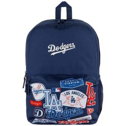 Plecak Los Angeles Dodgers New Era MLB Stadium. Niebieskie plecaki męskie New Era, bez wzorów, z materiału, biznesowe. Za 186.50 zł.
