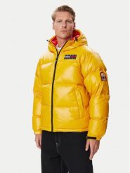 Tommy Jeans Kurtka puchowa Alaska DM0DM23894 Żółty Relaxed Fit. Żółte kurtki męskie Tommy Jeans, m, bez wzorów, z jeansu, bez kaptura. Za 1,299.00 zł.