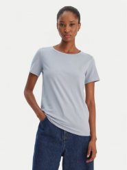 Weekend Max Mara T-Shirt Multib 2615971021 Błękitny Regular Fit. Niebieskie t-shirty damskie Weekend Max Mara, xl, bez wzorów, z bawełny, bez kołnierzyka, bez ramiączek. Za 279.99 zł.