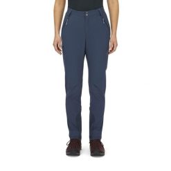 Spodnie softshellowe damskie Rab Ascendor Light Pants Regular. Niebieskie spodnie sportowe damskie RAB, na lato, bez wzorów, sportowe, trekkingowe. Za 502.25 zł.