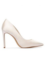 Aldo Szpilki Stessy2.0 14296224 Écru. Białe szpilki damskie Aldo, bez wzorów, z materiału, bez obcasa, na szpilce, bez zapięcia. Za 379.99 zł.