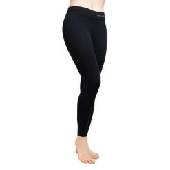Legginsy termoraktywne damskie Brubeck Extreme Thermo Pant. Czarne legginsy damskie Brubeck, bez wzorów. Za 140.49 zł.